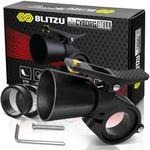 BLITZU Bike Bell Classic Bicycle Bell for Kids and Adults Road Bike, Mountain Bike. Loud Crisp Clear Sound. Bike Accessories, Fit for 0.87-1.25in/22.2-31.8mm Handlebars. Black