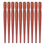 10 Pcs Dip Pen Set Nib Pen Holder Comic Dip Speedball Wooden Pen Nib Holder for Art Painting English Calligraphy (Annatto Color)