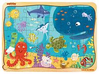 Webby Underwater Animals Jigsaw Puzzle , 40 Pieces, Multicolour