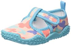 Playshoes Boy's Unisex Kids Aqua Water Shoes, Butterflies, 4 UK Child