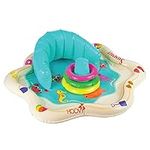Inflatable Baby Splash Mat with Bac