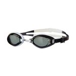 Zoggs Unisex adult Endura Swimming Goggles, Black/White/Smoke, One Size