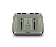 Kenwood Dusk Toaster, 4 Slot Toaster, Reheat, 5 Browning Settings, Defrost and Cancel Functions, Pull Crumb Tray, TFP30.000GN, 1800W, Olive Green