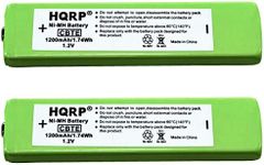 HQRP 2-Pack Rechargeable Gumstick B