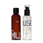 MYMUSE Slip & Slide Kit For Couples, with Glow Mogra Body Massage Oil & Glide Aloe Water Based Lube | Made For Romance | 100 ml each, All Natural