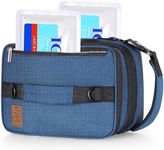 Lifewit Expandable Lunch Box for Men, Insulated Lunch Bag, Portable Cooler Bag with Shoulder Straps and 2 Ice Packs for Men Women Adult for Work College Travel, 6.5L 12 Cans Blue