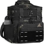 Tactical Lunch Bag - Insulated Lunch Bags - Lunch Box Men - Work Office Outdoor Picnic Trips,16L,Black Camo