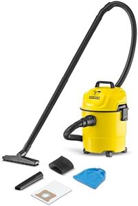 KARCHER Wd1 Classic Wet&Dry-Multi Purpose Vacuum Cleaner, 15 Liter, Foam, 1 Count