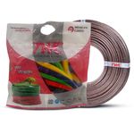 TWC Double Core Speaker Wire | Transparent, 45 Metre, 16 Gauge | Insulated speaker wire | Wire for subwoofer, speaker, home theatre |