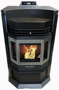 Comfortbilt Pellet Stove-HP22-N SS Brown EPA 80 lbs. Hopper Capacity Stainless Trim