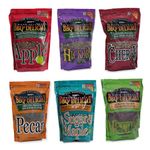 BBQrs Delight Wood Smoking Pellets - Super Smoker Variety Value Pack - 1 Lb. Bag - Apple, Hickory, Mesquite, Cherry, Pecan and Jack Daniel's