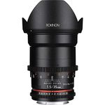 Rokinon DS35M-MFT Cine DS 35mm T1.5 AS IF UMC Full Frame Cine Wide Angle Lens for Olympus and Panasonic Micro Four Thirds 35-35mm Fixed Lens for Olympus/Panasonic Micro 4/3 Cameras