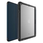 OtterBox 77-62047 for Apple iPad, Drop Proof Protective Folio, Symmetry Folio Series, Blue/Black, 10.2" (7th gen / 8th gen / 9th gen)