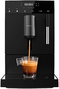 Cecotec Cafetera Súperautomática Compacta Cumbia Cremmaet Compact Steam. 1350 W, 19 Bares, Thermoblock, Plug&Play, Café personalizado, 5 Niveles molienda, Autolimpieza, Vaporizador