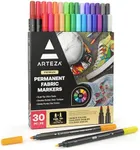 ARTEZA Fabric Markers, Set of 30, C