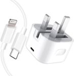 20W iPhone Charger Plug and Cable, 