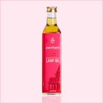 Panchami Sacred Fragrances - Rose Lamp Oil | Inspired from Vedas & Puranas | 100% Natural & Pure Pooja Oil | for Worship & Wellness | 500 ML