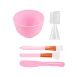 Face Mask Mixing Bowl Set Facial Mask Mixing Tool Kit Silicone Mask Bowl Stick Spatula Mask Brushes Soft Face Brushes