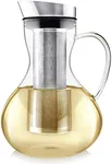 Teabloom Multi-Brew Glass Teapot + Kettle + Pitcher (51 OZ / 1.5 L / 6 CUPS) – Brew and Serve Hot Tea, Iced Tea, Cold Brew Tea and Fruit Infused Water – Formosa Tea Maker