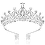 Makone Crowns for Women, Silver Pri