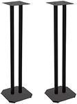 Pair of 900mm Pedestal Speaker Stands Home Theatre Bookshelf Speakers Monitors