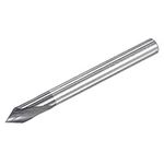 uxcell Spotting Drill Bits 5mm Dia 5mm Shank 60 Degree Solid Carbide AlTiSin Coated 2 Flutes Round Shank Drilling Cutter