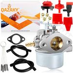 QAZAKY 640052 Carburetor for Tecumseh 640349 640054 640058 640058A HMSK80 HMSK85 HMSK90 HMSK100 HMSK105 HSMK110 LH318SA LH358SA 8HP 9HP 10HP Snow Blower Thrower Generator Chipper Shredder 50-659