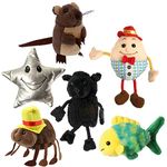 The Puppet Company - Finger Puppets - Nursery Rhymes Set of 6 PC002040 Brown