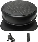 Solar Attic Fan, Solar Powered Roof Exhaust Fan 35-Watt with 110V Smart Adapter, 1600 CFM, Cools Up to 2500 Sq.Ft, 12 Inch Low Noise and Weatherproof, Ideal for Home, Greenhouse, Garage, Shop, RV