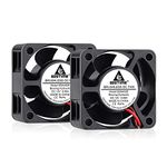 GDSTIME DC 12V 40mm x 20mm Cooling Fan 2-Pin 40mm Brushless Fan Cooler 2PCS 40mm x 40mm x 20mm