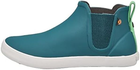 BOGS Women's Kicker Rain Chelsea Shoe, Dark Turquoise, 10 US