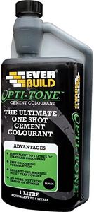 Everbuild Opti-Mix Super Concentrate Cement Colourant, Black, 1 Litre