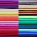 50 PCS 10" x 10" Precut Multi-Colors Cotton Fabric Squares Fabric Bundles for Sewing & Quilting Beginners