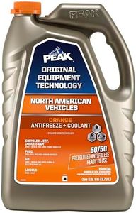 PEAK OET Extended Life Orange 50/50 Prediluted Antifreeze/Coolant for North American Vehicles, 1 Gal.