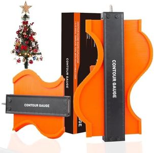 Christmas Stocking Stuffers for Adults Him Men - Contour Gauge(10inch+5inch) - Outline Shape Duplicator Woodworking Tools for DIY Handyman, Unique Gifts for Men Husband Dad Him