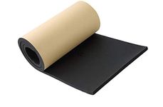 NATGAI Sponge Neoprene with Adhesive Foam Rubber Sheet, Cut to Multiple Dimensions and Lengths - DIY, Gaskets, Cosplay, Costume, Crafts (1/2” Thick X 12” Wide X 54” Long)