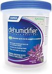 Camco Dehumidifier Moisture Absorber - Absorbs Up to 3x Its Weight in Water, Reduces Moisture and Humidity in Offices, Closets, Bathrooms, Kitchens, Boats, RVs and More – Refillable (44280), White