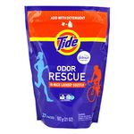 Tide Odor Rescue with Febreze Odor Defense Laundry Pacs In-Wash Detergent Booster, 27 Count, 21 Oz