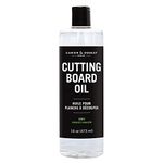 Caron & Doucet - Cutting Board & Butcher Block Conditioning & Finishing Oil | 100% Coconut Derived & Vegan, Best for Wood & Bamboo Conditioning & Sealing | Does NOT Contain Mineral Oil! (16 oz)