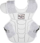 Rawlings | MACH Catcher's Chest Protector | Baseball | Adult | White/White