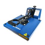 BetterSub Print T-Shirt Machine DIY Digital Industrial Quality Heat Press Machine Clamshell Transfer Sublimation Print Press Machine 15‘’x 15'' Dark Blue