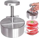 NOBER Burger Press Stainless Steel Hamburger Patty Maker Grill Griddle Flat