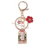 KESYOO Japanese Omamori Charm Good Luck Charms Keychains Fengshui Pendant Key Ring Car Bag Keychain