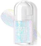 HOSAILY Roll-on Holographic Body Glitter Gel for Face Hair, Chameleon Color Changing Glitter Gel Under Light, Chunky Mermaid Sequins Festival Party Rave Accessories Shimmer Makeup (9# Golden Ocean)