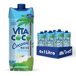 Vita Coco Original Coconut Water Multipack 1L x 6, Gluten Free, Full Of Vitamin C, Good Source Of Potassium, Low-Calorie, Thirst Quenching Refreshment