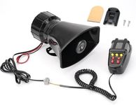 PROKONAI Police Horn for Cars Jeeps suvs 7 Tone Loud Hooter with Mic VIP Siren 100 watts Police Siren for All Cars Jeeps suvs Universal 7 Tone Loud Hooter Car Speaker kit with mic