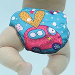 POLKA TOTS Reusable & Washable Swim Diaper, Leak proof & Adjustable Swimsuit Costume for Toddlers Baby Kids (Car, 12-24 Months)