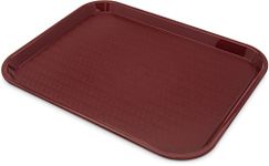 Carlisle CT141861 Café Standard Cafeteria / Fast Food Tray, 14" x 18", Burgundy