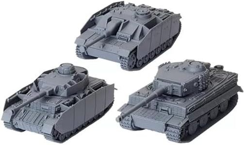 World of Tanks: Extension de peloton de chars allemands - Panzer IV H, Tiger I, StuG III G - WOT Miniatures Game, Guerre et Militaire, Figurines RPG, Tabletop, WOT62