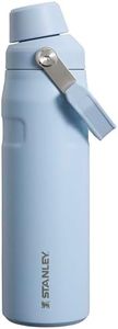 Stanley IceFlow Fast Flow Water Bottle 24 oz | Angled Spout Lid | Lightweight and Leakproof for Travel and Sports | Insulated Stainless Steel | BPA-Free | Heather